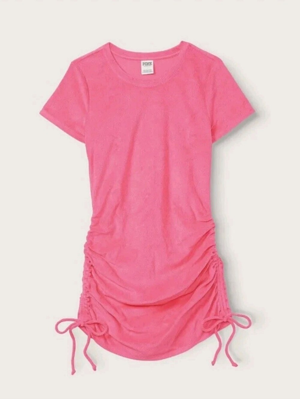 NWT Victoria's Secret PINK Terry Swimsuit Coverup Pink Beach Dress